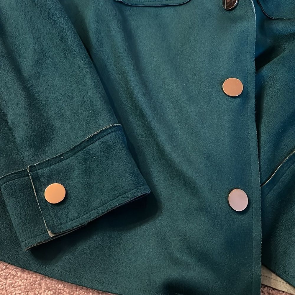 Chico’s Double Face Suede Jacket - Picture 9 of 10